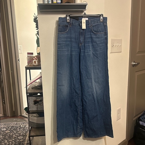 NWT Anthropologie ASKK NY Deep Blue Flare Jeans - Picture 6 of 8